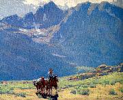 Payne, Edgar Alwin Sierra Trail oil painting artist